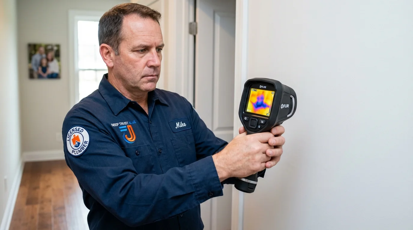 Thermal imaging leak detection by Johns Plumbing LLC in Studio City